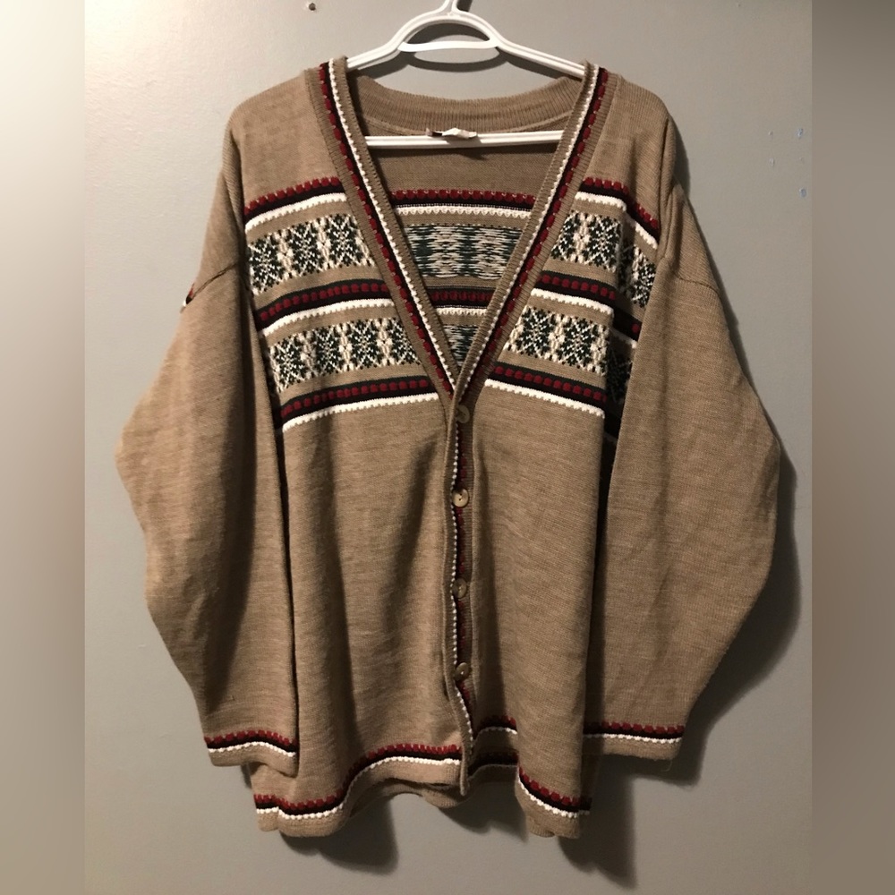 Grandpa patterned cardigan